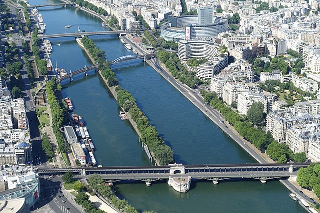 Île aux Cygnes from above