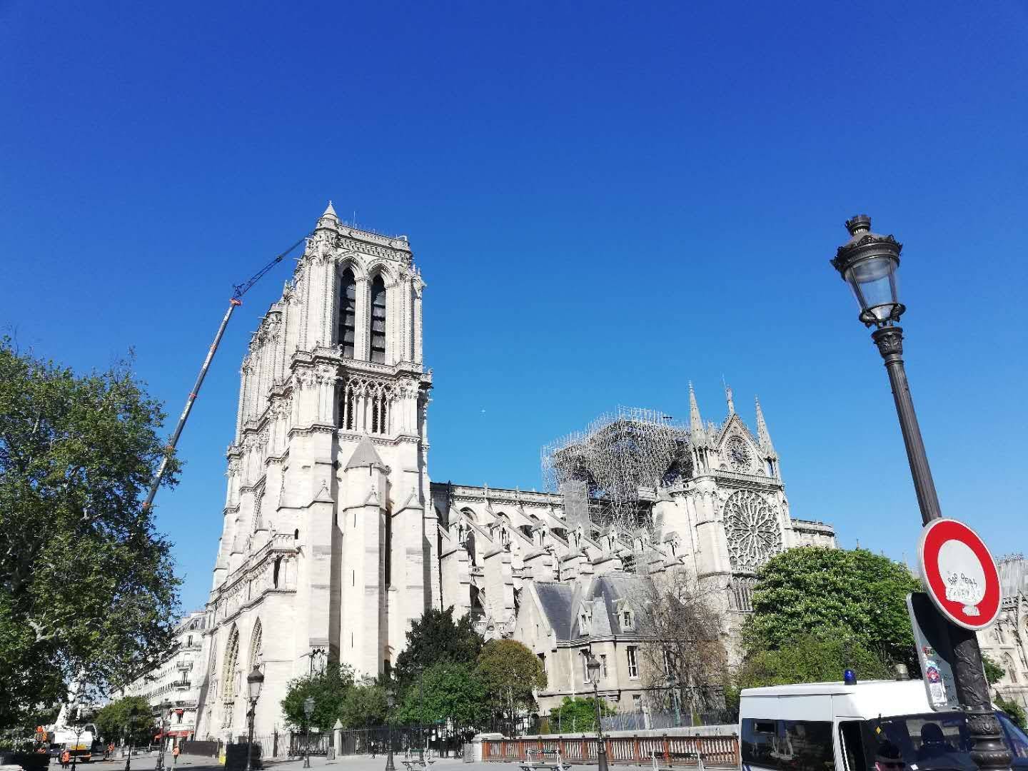 Notre Dame Cathedral, April 2019
