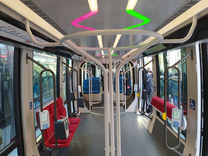 Interior of Citadis 405