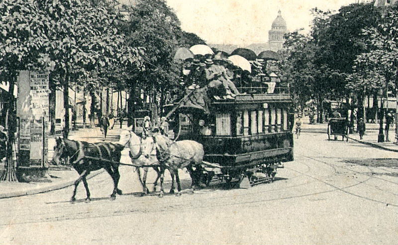 Horse-drawn tram